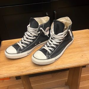 High Top Converse - Black - Men’s 10/Women’s 12